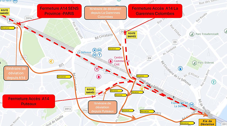 Plan de déviation 