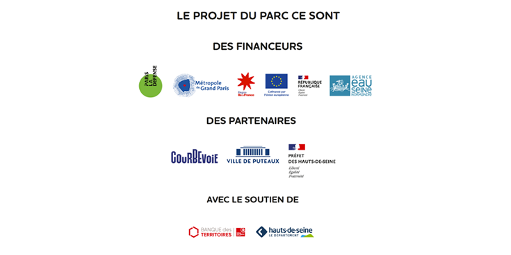 Financeurs projet du Parc